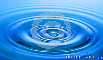 Water ripple Stock Photo