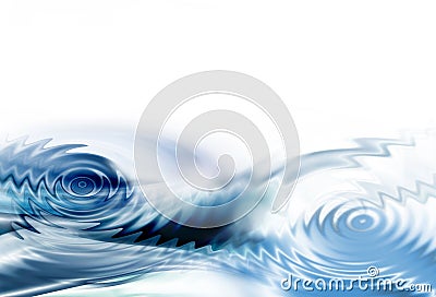 Water ripple Stock Photo