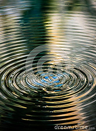 Water ripples Stock Photo