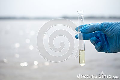 Water sample Stock Photo