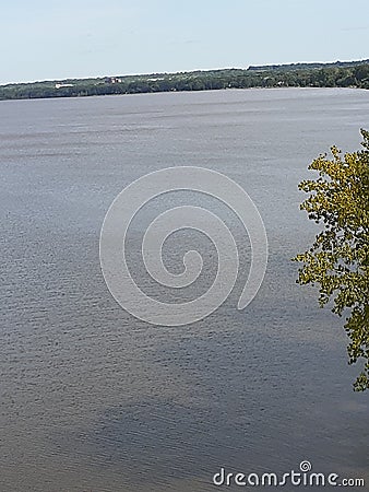 Water scene in Oshkosh Stock Photo