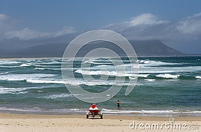 Water scooter on a South African beach Editorial Stock Photo
