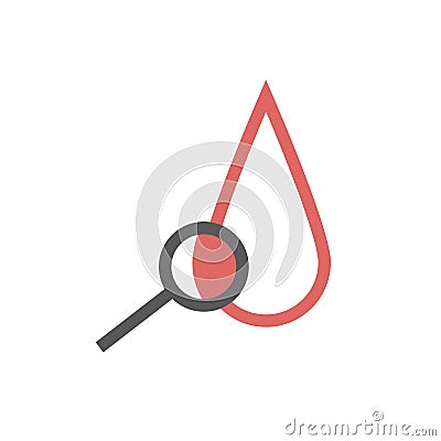 Laboratory, research and ecology vector icon. Vector sign for web graphic. Vector Illustration
