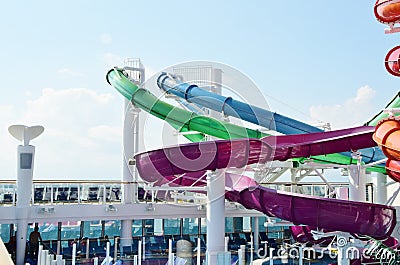 Water Slide On The Getaway Editorial Stock Photo