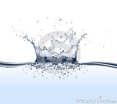 Water splash Stock Photo