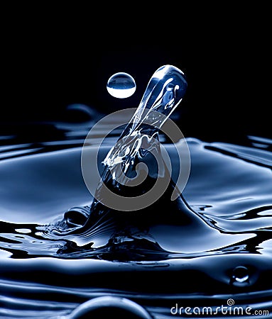 Water splash background, fresh liquid Stock Photo