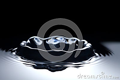 Water splash closeup, fresh liquid concept Stock Photo