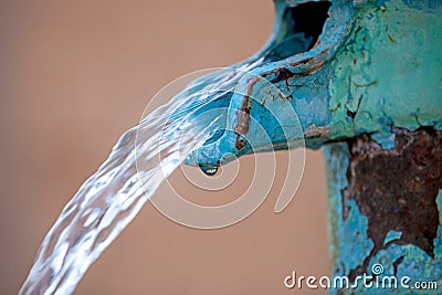 Water pump detail Stock Photo