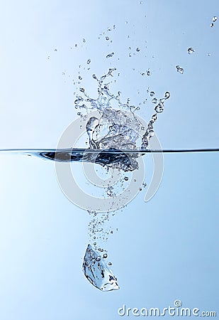 Water splashing Stock Photo