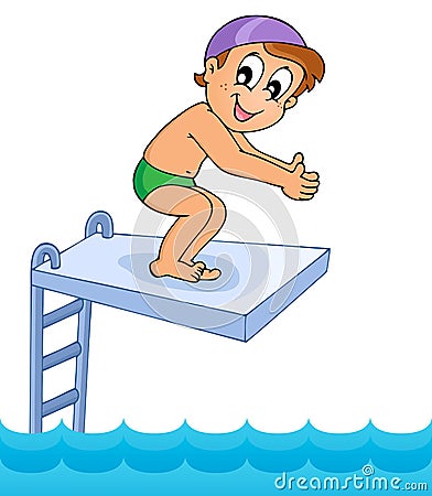 Water sport theme image 8 Vector Illustration