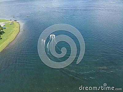 Water Sports On Kinchant Dam Australia Stock Photo