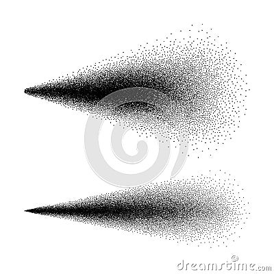 Water spray cosmetic. Spray effect. Fog spray isolated on white background. Vector illustration Vector Illustration