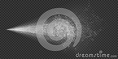 Water spray mist background. Vector water jet atomizer Vector Illustration