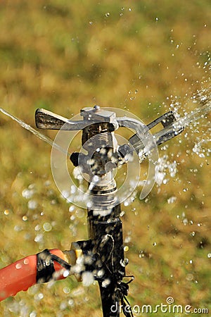 Water sprinkler Stock Photo