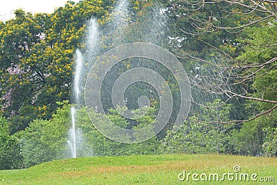 Water sprinkler Stock Photo