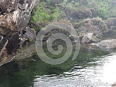 Water in the Stone Lake Stock Photo