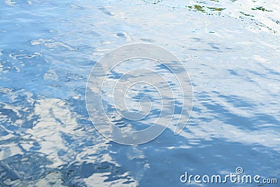 Water surface with ripples Stock Photo