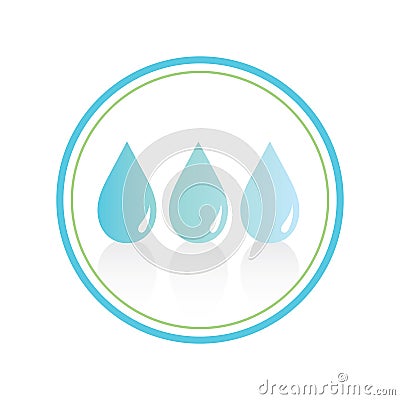 Water Symbol Vector Illustration