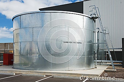 Water tank Stock Photo