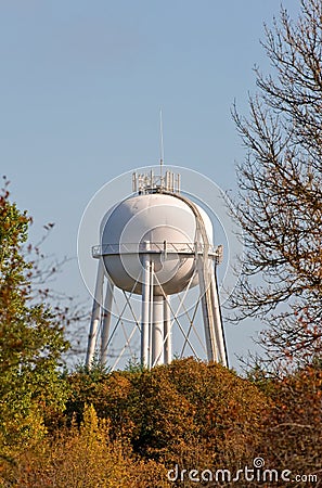 Water Tank Tower Stock Photo