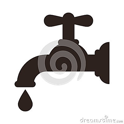 Water tap icon Vector Illustration
