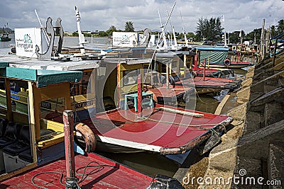 Water taxi in the East Coast Editorial Stock Photo