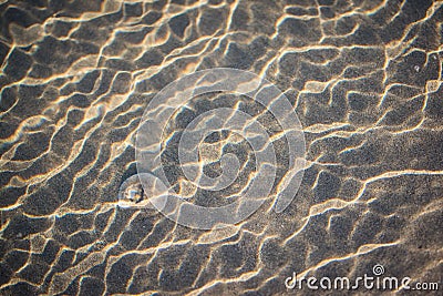 Water texture from above on a bright sunny day - concept of travel, tourism, beach vacation Stock Photo