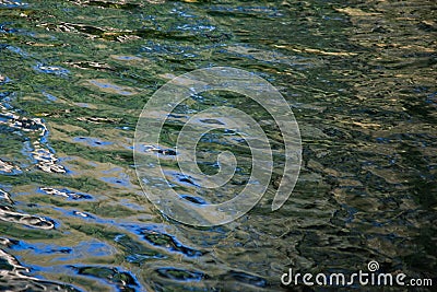 Colorful water texture Stock Photo