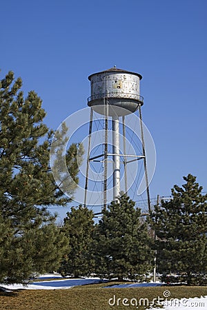 Water tower Stock Photo