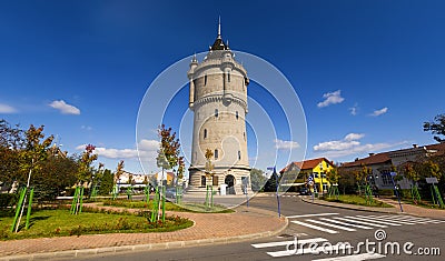 Water Tower, Drobeta Turnu-Severin Stock Photo