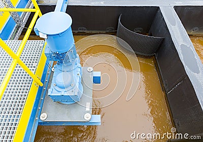 Water treatment plant Stock Photo