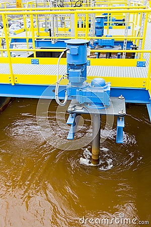 Water treatment plant Stock Photo