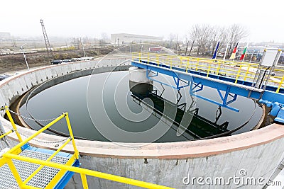 Water treatment plant Stock Photo