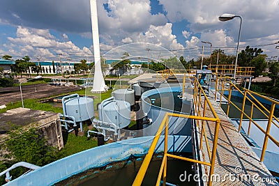 Water Treatment Plant Stock Photo