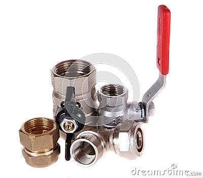 Water valves Stock Photo