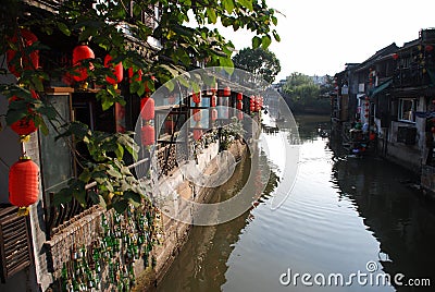 Water Village-Xitang ancient town Editorial Stock Photo