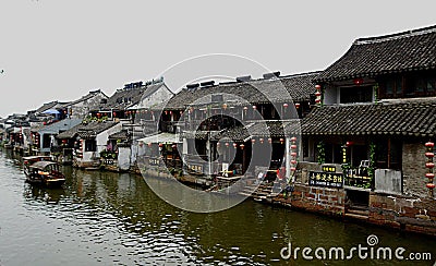 Water Village Xitang Stock Photo
