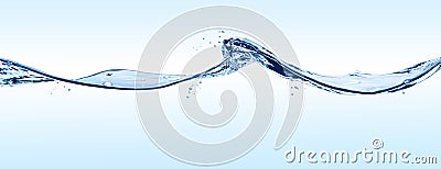 Water Wave Waves Banner Background Stock Photo