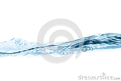 Water wave cutout Stock Photo