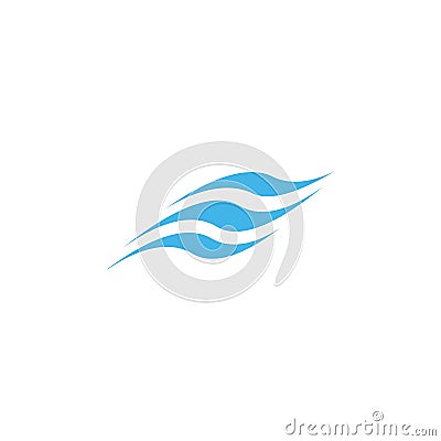 Water wave icon Stock Photo