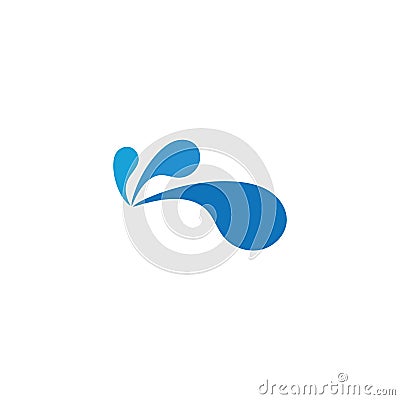 Water wave icon vector Vector Illustration
