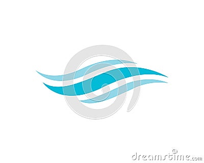 Water wave icon vector illustration Vector Illustration