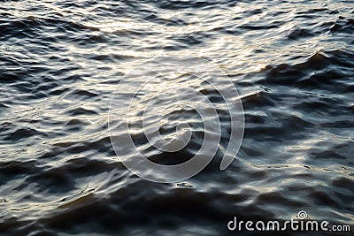Water wave ripple textured Stock Photo