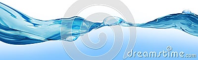Water Waves Wave Banner Background Texture Blue Stock Photo