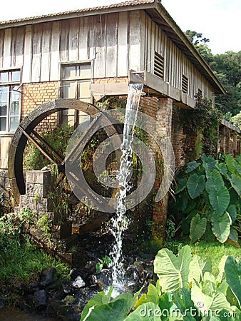 Water Wheel Stock Photo