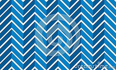 Water zigzag waves seamless pattern Stock Photo