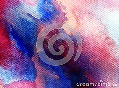 Watercolor art background abstract colorful textured Stock Photo