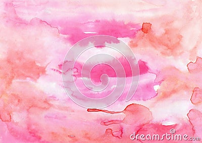 Watercolor artistic handmade painting texture for different desi Stock Photo