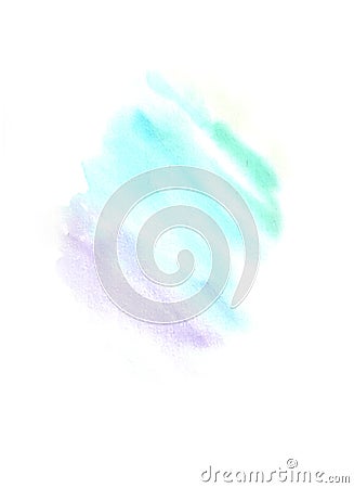 Watercolor Background is light blue Stock Photo