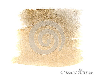 Watercolor background umber Stock Photo